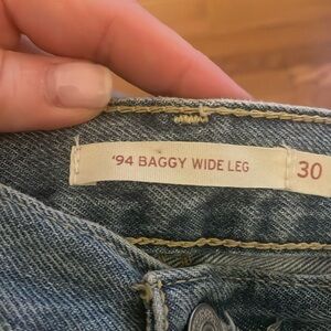 Levi’s ‘94 Baggy Wide Leg Jeans Size 30